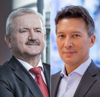 Portrait von Prof. Dr. Neugebauer und Dirk Hoke